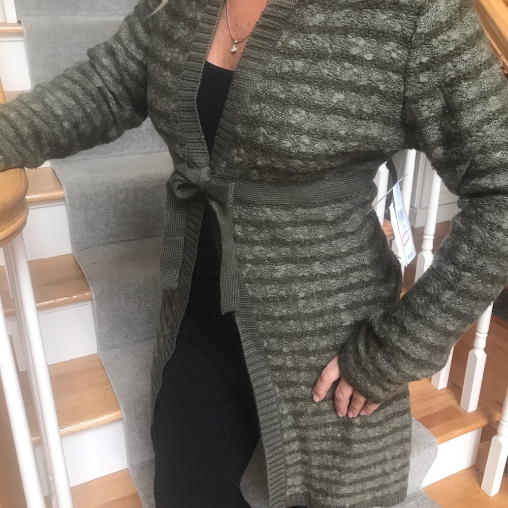 I.e. Relaxed Olive Long Sweater NWT